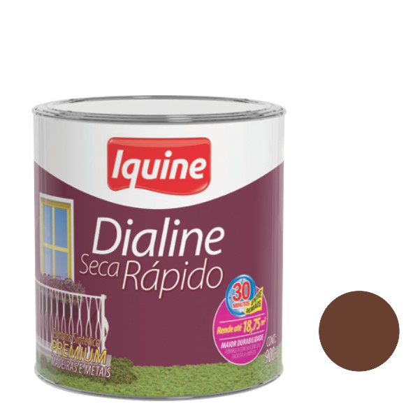 ESMALTE SINTÃ‰TICO DIALINE KG MARROM TABACO IQUINE