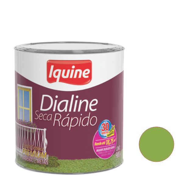 ESMALTE SINTÃ‰TICO DIALINE KG VERDE LIMÃƒO IQUINE 