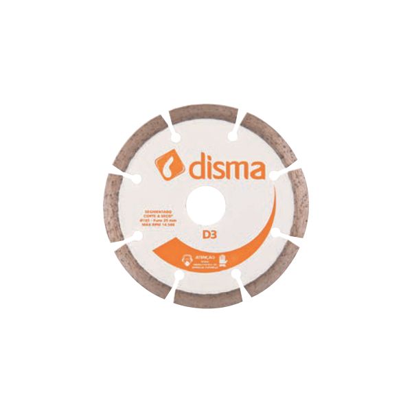 DISCO DIAM 105MM D3 DISMA COM 25 SEGMENT