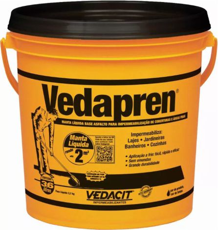 VEDAPREN PRETO GL 3,6L